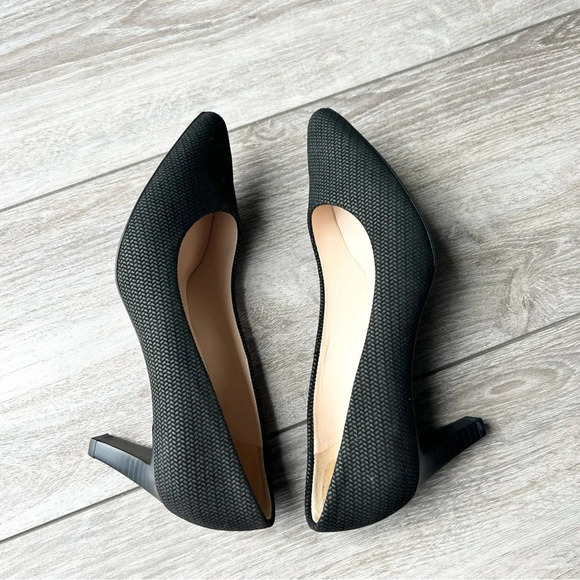 Peter Kaiser Black Woven Fabric Pump - Picture 8 of 14